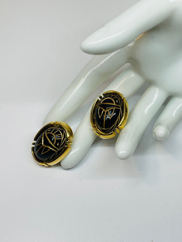Craft Scarab Earrings